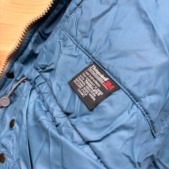 Vintage Columbia Jacket Mens XL Brown Full Zip Parka Technicloth Oregon 90s - Picture 9 of 16